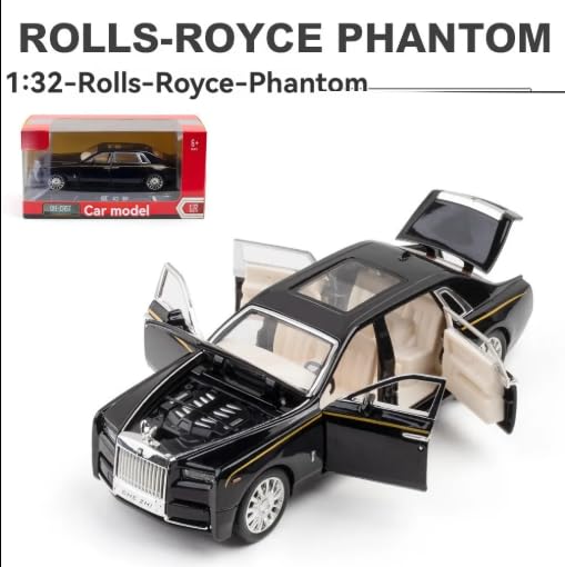 Image of Kammateswara Kids die cast car 1:32 Scale Model Metal Pullback Toy car with Openable Doors & Light Music(Random Color as per Stock) (Rolls-Royce)
