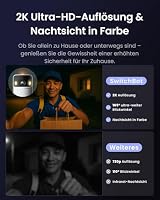 SwitchBot Video Türklingel mit Solarpanel, 2K Türklingel mit Kamera, Smart Türklingel Kamera mit 4,3" Farbbildschirm, 165° Weitwinkel, 2-in-1 Set – Ansicht 4