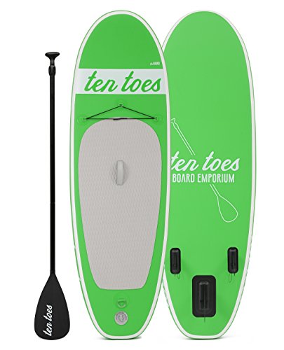 Ten Toes iSUP Inflatable Standup Small Adult Paddleboard SUP, theNANO (8’x30’’x4’’)