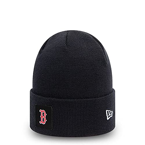 New Era Team Cuff Beanie BOSRED NVY bonnet homme et femme en maille marine