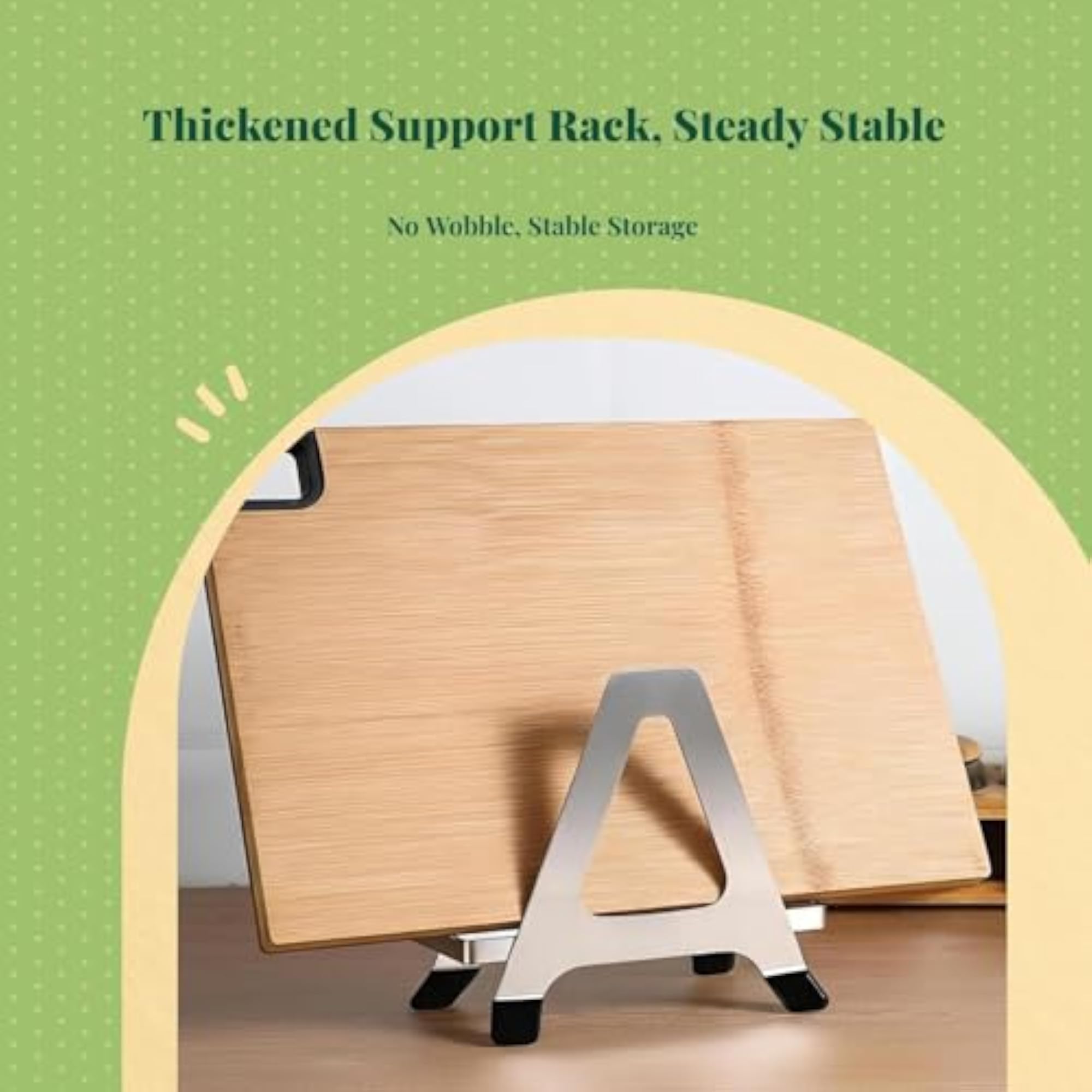 Stainless Steel Cutting Board Rack, Kitchen Storage Organizer