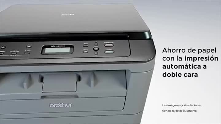 Brother DCP-L2500D - Impresora multifunción láser monocromo (impresión  automática a doble cara, conectividad USB 2.0 Hi Speed), Negro/Gris :  Brother: Amazon.es: Electrónica