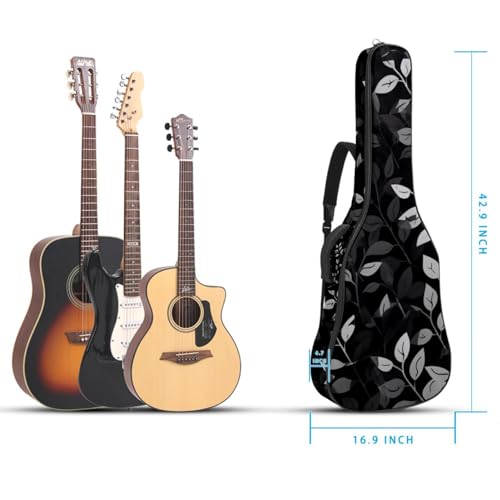 Étui guitare acoustique imperméable antichoc à plusieurs poches - 5
