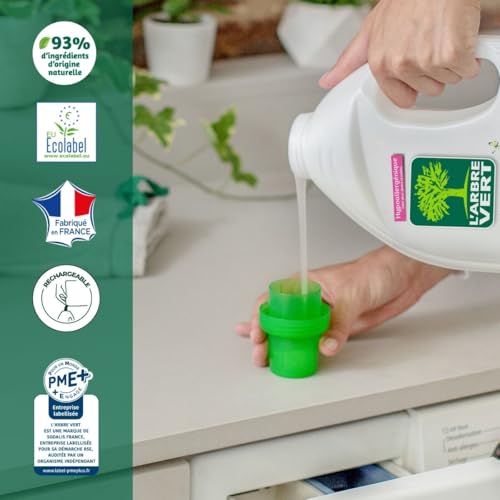 Lessive Liquide L'Arbre Vert Savon Végétal – 1,53 L - vue 3