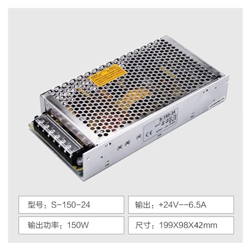 Alimentation 24V6.5A S-150W DC pour projets de commande numérique CNC