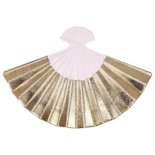 Plato para sushi de porcelana en forma de abanico 12 pulgadas miniatura 1