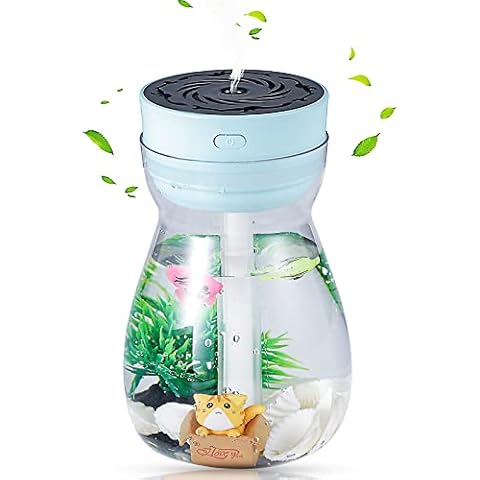 Mini-Luftbefeuchter, kleiner Luftbefeuchter, niedlicher Auto-Luftbefeuchter, persönlicher kühler Nebel, Luftbefeuchter für Schlafzimmer, Kinder, Büro Cover