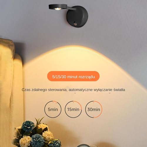 Luces de imagen para pared con carga USB y control remoto de tres modos 7