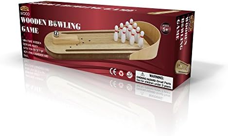 Real Wood Games Wooden Bowling Game