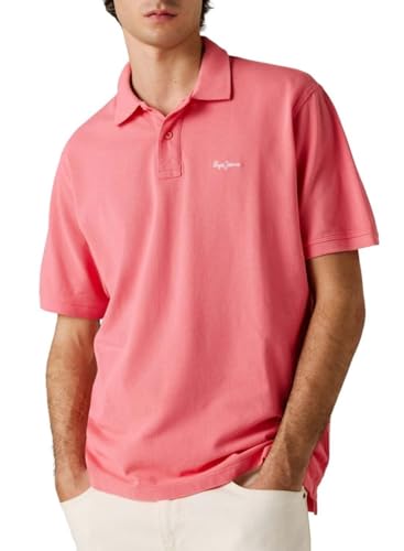 Polo Pepe Jeans Oscar XL vêtement homme manches courtes en maille piquée respirante
