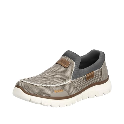Mocasín Hombre Rieker B6651 flexible que alivia la presión y evita el dolor de pies