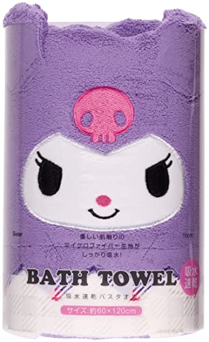 スケーター 吸水 速乾 バスタオル クロミ サンリオ 縦60×横120cm TODR1-A