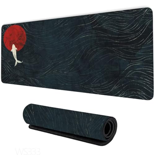Jeux tapis de souris clavier, Tapis de souris gaming multicolore, plusieurs tailles, base en caoutchouc imperméable(1500x800x3mm)