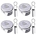 Alikali 4Pcs Engine Piston Ring Set 11257576973 fit for MINI Cooper S JCW R55 R56 R57 R58 R59 N14B16A N14B16C 1.6 Turbo Engine Piston and Piston Pin and Piston Snap Ring Kit 11257566019, 11257588265