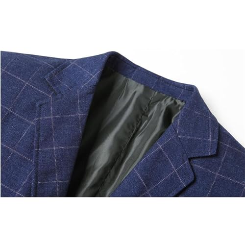 Manteau avec revers imprimé chic : veste blanche homme blazer décontracté slim
