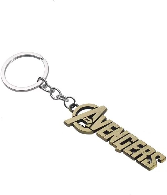 MultibaoMarvel Avengers Bronze Logo Metal Characters Keyring Keychain