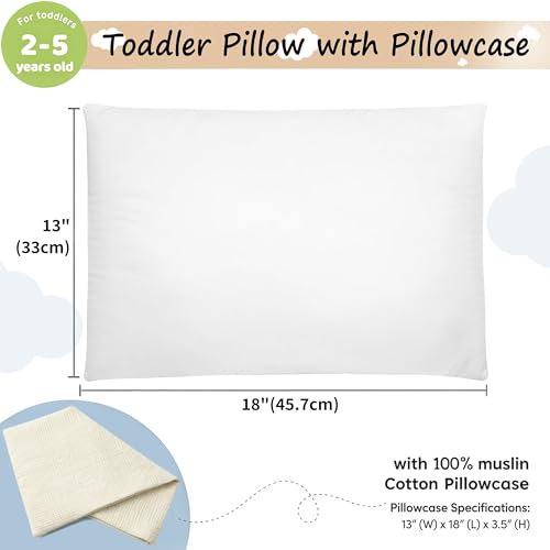 Muslin Cotton Toddler Pillow