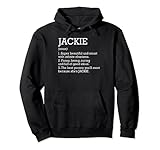 Jackie Definition Personalized Name Jackie Funny Birthday Pullover Hoodie