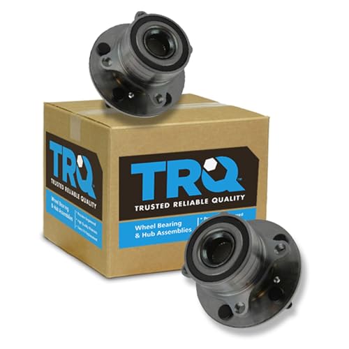 Image of TRQ Front Left and Right Wheel Bearing and Hub Assembly Set 2 Piece Compatible with 2007-2013 Acura MDX 2010-2013 ZDX 2009-2015 Honda Pilot