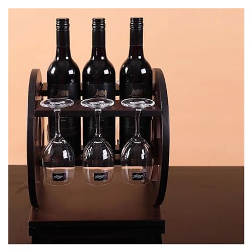 Soporte para botellas de vino de madera SONGCHAO miniatura 5