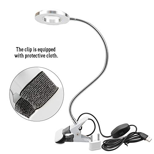 Lampada di bellezza a LED, lampada da scrivania per lampada da tatuaggio con fascetta, per estensioni ciglia manicure per sopracciglia tatuaggio - Image 6