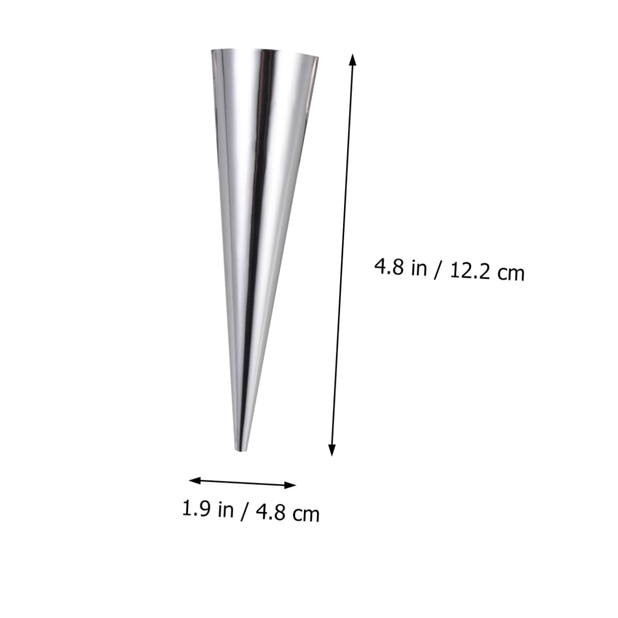 Alipis 9pcs Stainless Steel Conical Croissant Mold Bread Baking Tools for Home Baking and Easy to Supplies for Artisan Bread Making