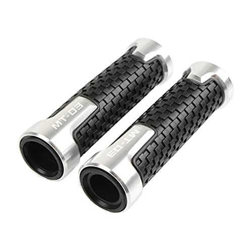 Poignées de guidon moto anti vibration en aluminium et plastique pour MT03