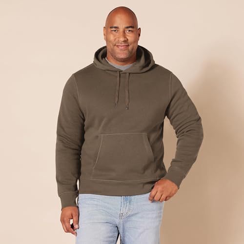 Image of Amazon Essentials mens Fleece Pullover Hooded Sweatshirt