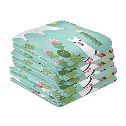 Susiyo Cactus And Llama Pattern Kitchen Dish Towels Imitate Linen Dish Towels Soft Decorative Towels For Kitchen Tea Towels For Cooking And Baking thumb #3