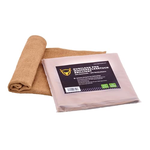 Royal Hunter ® - Paño para el cuidado de armas Gunclean Pro Brilliant – Paño de limpieza para tu arma de fibras naturales – indeformable y duradera – multiuso y lavable – 40 x 40 cm…