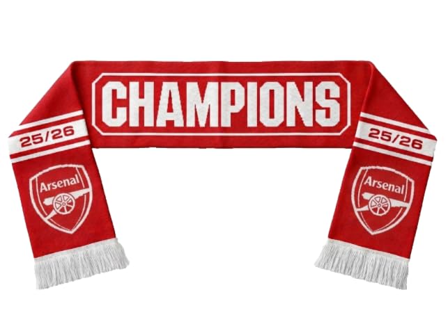 Arsenal FC Champions Scarf Fan Premier League Officially Licensed