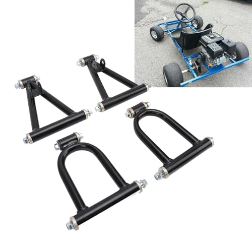 6-Zoll-Vorderradaufhängungs-Stoßdämpfer-Schwingen-Set, Metall-Schwingenarm-Baugruppe für 100, 150, 200, 4, Quad, Go-Kart