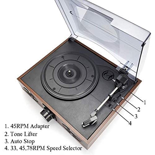 Tourne-Disque, Gramophone, Tourne-Disque Tourne-Disque phonographe LP Portable sans Fil avec Haut-parleurs stéréo… - Les Beatles, Paul McCartney, John Lennon, RIngo Starr, George Harrison Tourne-Disque, Gramophone, Tourne-Disque Tourne-Disque phonographe LP Portable sans Fil avec Haut-parleurs stéréo… – Image 3