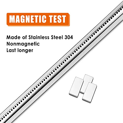 Uniflasy 304 Stainless Steel Grill Burners For Weber 62752, Weber Genesis 300 Series (2011-2016), Genesis E310 E320 E330 S310 S320 S330 Gas Grills With Front Control Knob, Weber Genesis Grill Parts #TOP7