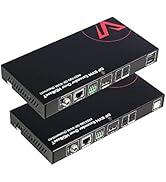 AV Access HDBaseT DisplayPort KVM Extender, 4k@30Hz/1080P@120Hz DP 1.2 PoE Extender with 2 USB 2....