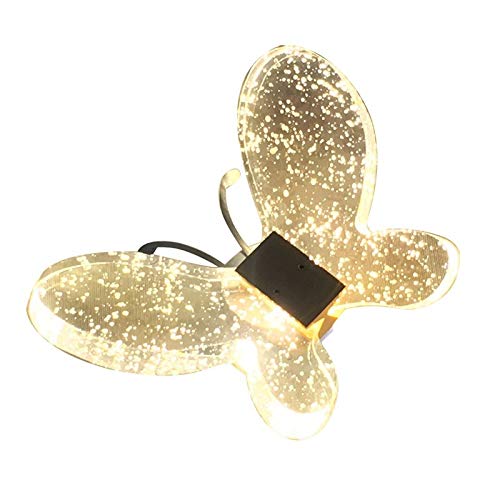 Lampe murale papillon cristal lumière blanche pour cocon - 2