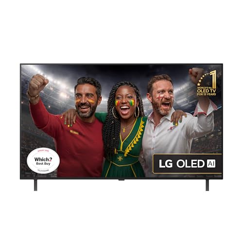 LG OLED55B56LA 55-Inch OLED 4K UHD Smart TV B5 Series (8 AI Processor Dolby Atmos Freeview Play and Amazon Alexa 120Hz) [Model 2025]