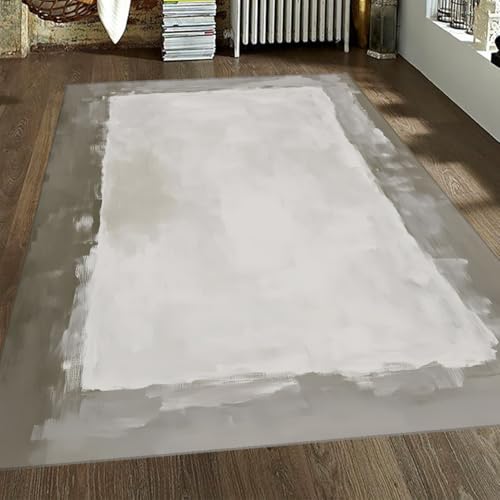 Tapis lavable à poil bas avec blocs de couleurs abstraits 180x270 - 2