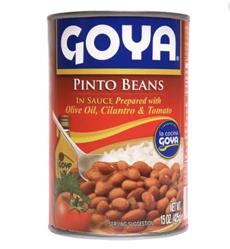 Goya Pinto Beans in Sauce, Rice, 15 oz, 2-Pack