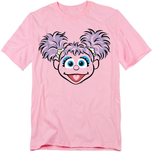 Sesame Street Abby Cadabby Full Face Unisex Adult T Shirt Pink X-Large