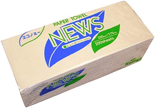 ニューズペーパータオル 小判 ２００枚×４０パック ケース販売