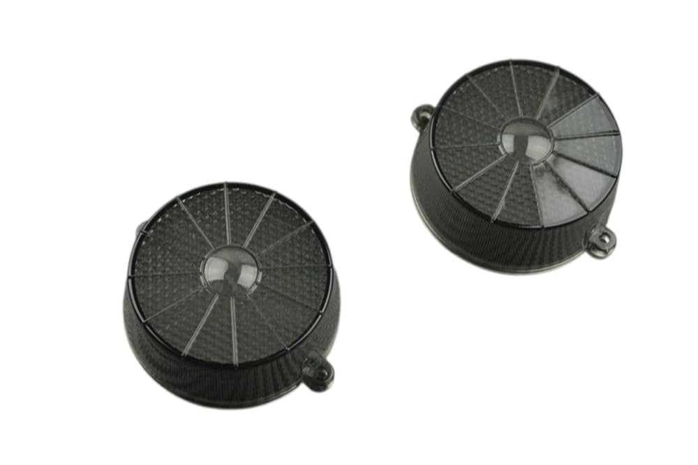 aVDB-moto Coppia Vetro Stop Luce Posteriore Compatibile con APRILIA Tuono 1000 RP 2001-2005, RSV 1000 Mille 1998-2000, RSV 1000 2001-2003 (Fumé Chiaro)