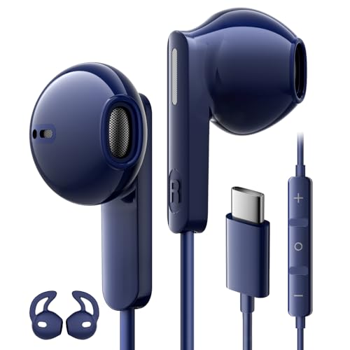 USB C Headphones for Samsung Galaxy S25 S24 S23 Ultra S22 A56 A55 A54 A35 A16 USB C Earphones with...