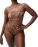 Good American Women's Better Band Bikini Top - (0, Chai Black002)