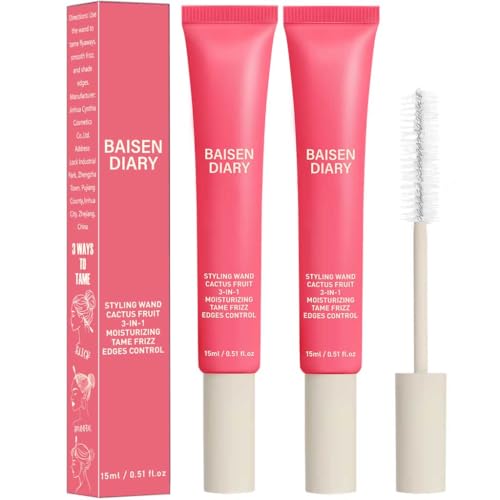 BAISEN DIARY 2 Pack Hair Cactus Fruit 3-in-1 Hair Styling