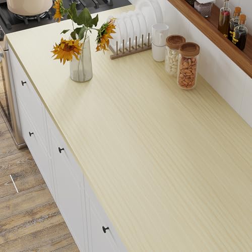 Papel tapiz de vinilo autoadhesivo lavable y extraíble imitación bambú VaryPaper 6