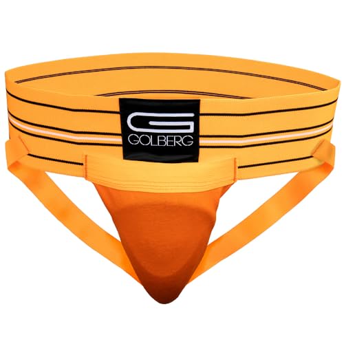Golberg Mens Soft Athletic Supporters – Jock Strap with Optional Cup – Multiple Color and Quantity Options