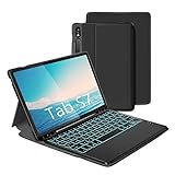 Ideal mit Samsung TAB S7 mit S-Pen-Halter - diese Hülle mit Tastatur ist speziell für das Samsung TAB S7 11 Zoll 2020 (SM- T870/T875) entwickelt. Und die verfügt über den S-Pen-Halter, der optimal für die Aufbewahrung und Mitnahme Ihres S-Pen ist.