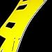 Custom Guitar Pickguard for Strat HSS Layout Style, 4ply Yellow