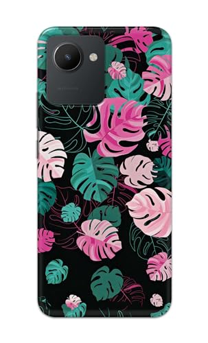 Image of Printed Hard Back Cover for Realme C30 | Realme C30s Back Cover (Seamless Leaves) -190724(EA)
